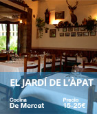 Restaurante El Jardi del Apat Barcelona